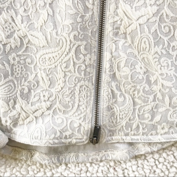 ANTHROPOLOGIE Lace Moto Jacket - Picture 9 of 10